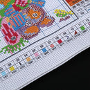 1 set Printed Christmas snowman 11 CT DIY needle and thread Cross Stitch we