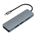 USB 3.0 Type-C Hub to HDMI Converter 4K Adapter 5 in 1 for MacBook Pro Dock A