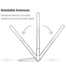 1X(COMFAST CF-WU781A High Power 600mbps Long Distance Wifi Adapter Wi-Fi An