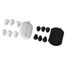6-pair Silicone Earpods Earbud Cover Ear Hook For Airpods, Black+White