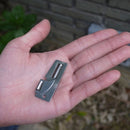 2" Double Peeler Stainless Steel 2 in 1 EDC Pocket Multi Tools Outdoor Opener LJ