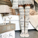 Ladies Long Overknee Socks Winter Warm Strick Socks Knee stockings Stockin_