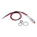 Car Truck 12V 10mm Yellow LED Dash Panel Indicator Warning Light with Wrie