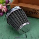 39mm 2 Layer Steel Net Filter Gauze Motorcycle Clamp-on Air Filter Cleaner