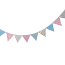 3.2m 12 Flags Powder Blue Flag Banner Pennant Wedding/Birthday Party Decor