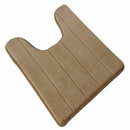 U-shaped Cotton Toilet Bathroom Carpet Mat, 40 x 60cm Toilet Rug, Floor Car