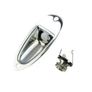 1pcs Boat Guitar Jack 1/4 Inch Input Output Jack Plate Socket 6.35mm Chrome D1B7