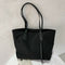 Waterproof Nylon Handbag Women Large Capacity Shoulder Casual Totes (Black)