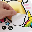 4Sheets Make A U nicorn Stickers For Kids Great Theme Birthday Party FavorsSEAU