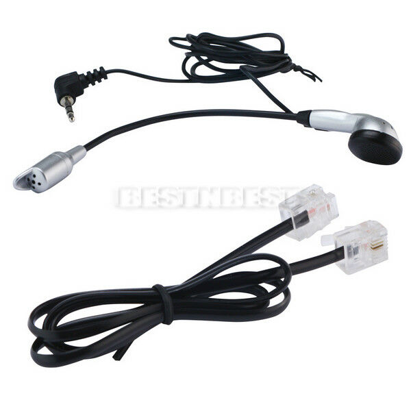 Mini Hands Free Corded Telephone Phone Head + Headset ZHUANG