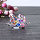 2x Tabletop Buddhist Lotus Flower Votive Tea Light Candlestick Candle Holder