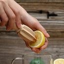 Wooden Lemon Squeezer Hand Press Juicer Fruit Orange Citrus Extractor Reamers â„–[