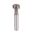Two 16mm x 8mm White Steel Straight Shank T-Slot Milling Cutters for Millin