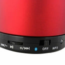 Red Bluetooth Speaker Stereo Speaker Case 10m x TF MP3 MP4 PC