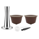 Reusable Bar Cafe Coffee Capsule Pod Tamper Set For Dolce Gusto Machine Supplies