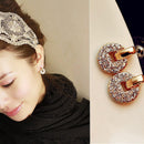 1 Pair Fashion Women Lady Elegant Crystal Rhinestone Ear Stud Earrings_Jewelry*