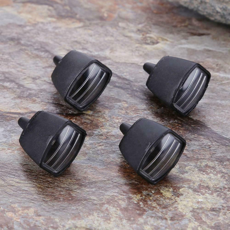 4pcs RC Car LED Light Cover Lampshade For 1:10 Tamiya HSP (Square Black)