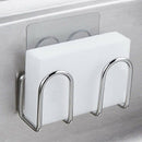 Suction Cup Sink Sponge Holder Metal Towel Scrubbers Soap Drying Shelves Ra