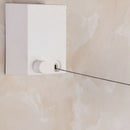 Telescopic Stainless Steel String Invisible Clothesline Retractable Clothes
