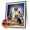 5D DIY Full Drill Diamond Painting Dog Cross Stitch Embroidery Kits (C1160)