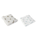 100% Cotton Baby Infant Swaddle Wrap Swaddling Blanket for 0-3 Years 2Pcs