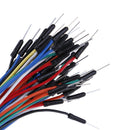 65pcs male to male solderless flexible breadboard jumper cable wires LJ