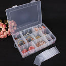 24 Slots Transparent Plastic Fishing Lure Box Fishing Tackle Storage Box