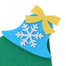 New DIY Felt Christmas Tree New Year Gifts Kids Toys Artificial Tree Wall H