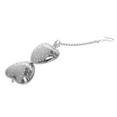 Heart shaped spoon Infuser tea strainer. M2Q9