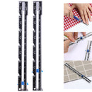 Sewing Seam Ruler Measuring Gauge Patchwork Quilting Tailor Sizer Helper To FmTE