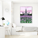 Full Round Drill Diamond Painting DIY Flowers Building Rhinestone Picture