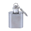 1oz 28ml Portable Mini Stainless Steel Flask Wine Bottle with Keychain