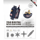 25g Plastic Gear Servo for 1/12 RC Car Aircraft RC Boat Robot S0025M