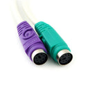 New USB Type A Male to PS/2 PS2 Female Cable Keyboard Mouse Adapter Con EGJ