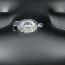 3Pcs Spa Booster Seat Cushion Inflatable Pillow for Bathtub Anti-slip Black