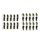20 Kits 1 2 Pin Sealed IP68 Electrical Wire Connector Plug 1.5mm Terminal