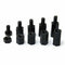 180pcs Black M3 Male Female Spacer Nylon Hex Screw Standoffs Nut Kit with Box