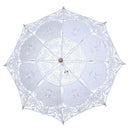 Fashion White Hollow Parasol Bridal Shower Umbrella Romantic Lady Props 45cm