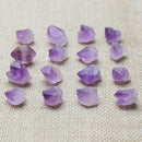 50g Mini Lucky Healing Natural Amethyst Point Crystal Quartz Stone Rock Chips