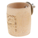 2 Pcs Parrot Feeder Bamboo Feeding Bowl Cage Food Water Container S