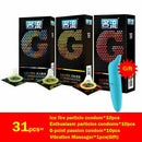 MingLiu 3 sets Condom G-Spot 259 Large Particle Dotted Sensitive Special De Z6B8