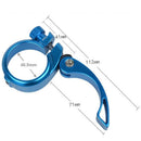 Mi.Xim Quick 40.5Mm Cycling Saddle Seatpost Clamp Quick Release Seatpost Cl
