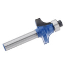 2pcs 1/2inch Round Router Bit - 1/4inch Shank - Woodworking Tool