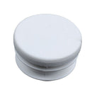 4 Pcs 19mm Dia Plastic Blanking End Cap Tubing Pipe Inserts Bung White
