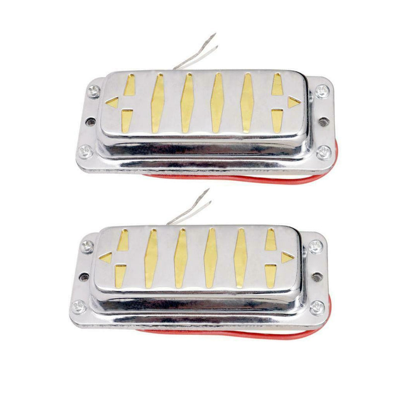 2 Pieces Humbucker Pickups Double Coil Neck Pickup for Musical Electric Guitar