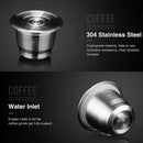 Capsules Refillable Coffee Capsule Stainless Steel Reusable Filter For Nespresso
