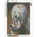 5D DIY Full Drill Diamond Painting Dog Cats Cross Stitch Embroidery Mosaic