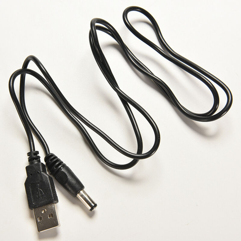 New 1.5M 5Ft USB Male Plug to 2.1mm 2.1x5.5mm DC Power Plug cable cord  Bj