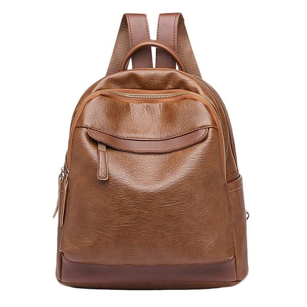 Women Backpacks Female Travel Shoulder Back Pack New College School Bags Fo H4K2