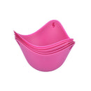 1PCS Round Silicone Egg Poacher Bowl Rings Cooker Kitchen Boiler Cooking ToS Gw